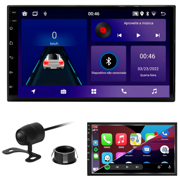 Central Multimidia Android 13 Android Auto Carplay Sem Fio