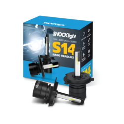 Lâmpadas Super Led Nano S14 Shocklight 6000K 9V 12V 7200 Lumens