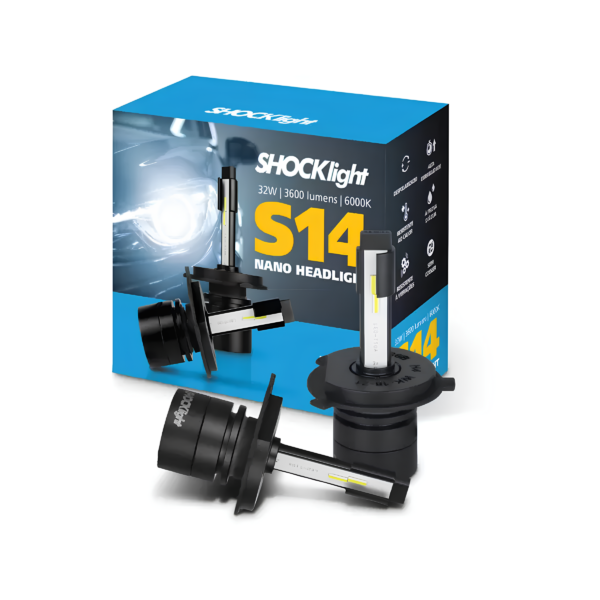 Lâmpadas Super Led Nano S14 Shocklight 6000K 9V 12V 7200 Lumens
