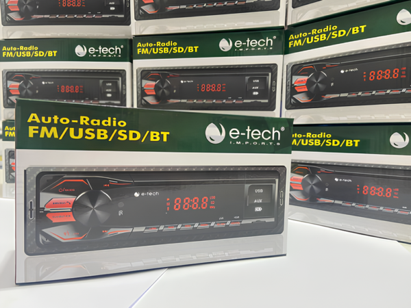 Som Automotivo Etech Premium 2 Usb Bluetooth Leitor Cartão Sd - Imagem 6