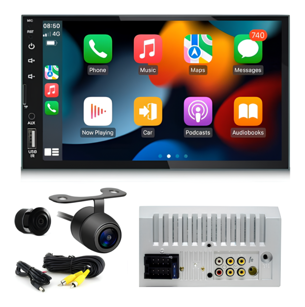 Central Multímidia Mp5 Android Auto Carplay Sem Fio
