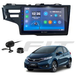 Central Multímidia Mp5 9 Polegadas Android Auto Carplay Sem Fio + Moldura New Fit Camera De Ré