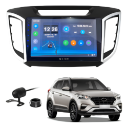 Central Multímidia Mp5 9 Polegadas Android Auto Carplay Sem Fio + Moldura Hyundai Creta Camera De Ré