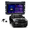 Central Multímidia 7 Polegadas Octacore 4gb 64gb Android Auto Carplay Sem Fio + Moldura Fiat Toro Camera De Ré
