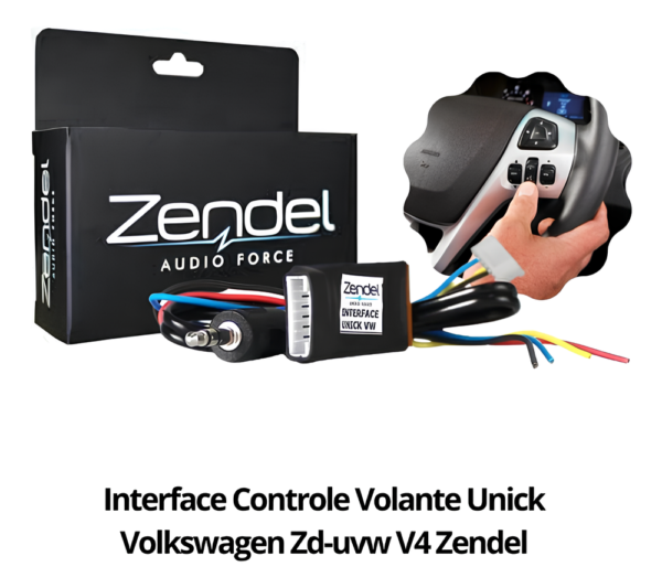 Interface Controle De Volante Unick Volkswagen Zd-uvw V4 Zendel - Imagem 3