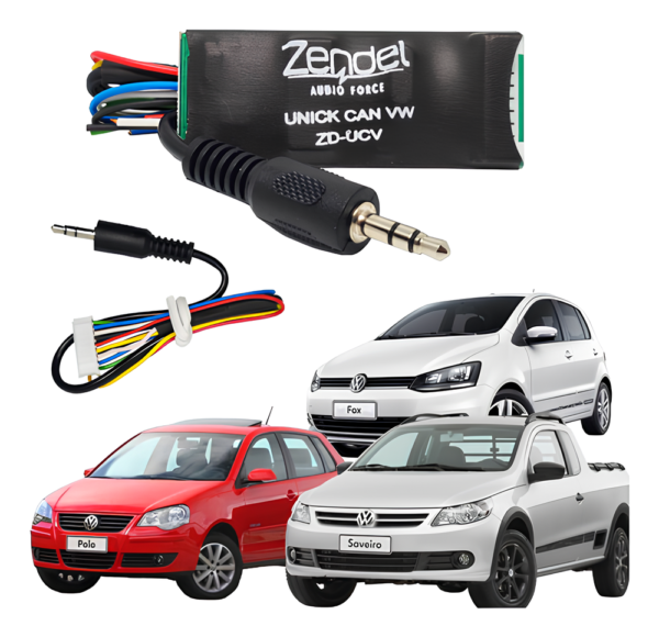 Interface Controle De Volante Unick Volkswagen Zd-uvw V4 Zendel