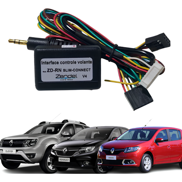 Interface Controle De Volante Unick Renault ZD-RN V4 Zendel