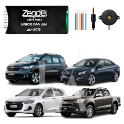 Interface Controle De Volante Unick Can Linha Chevrolet GM ZD-UC Zendel