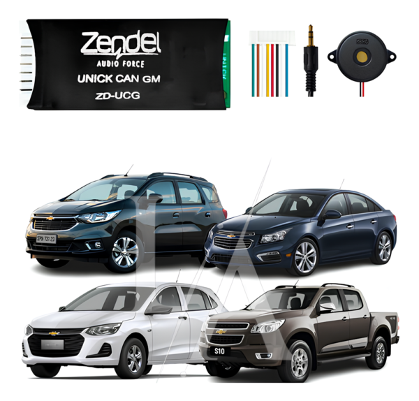 Interface Controle De Volante Unick Can Linha Chevrolet GM ZD-UC Zendel