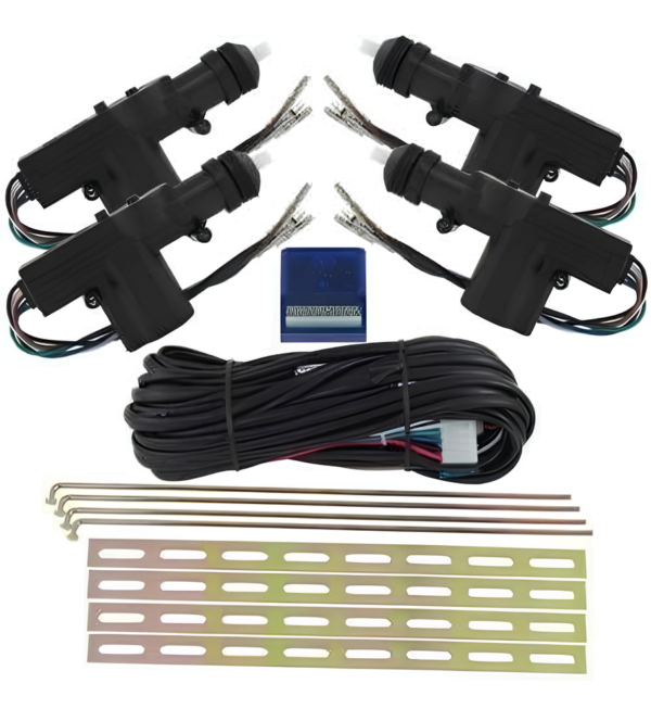 Kit Travas Elétricas 4 Portas Tiger Auto Universal Dupla Serventia