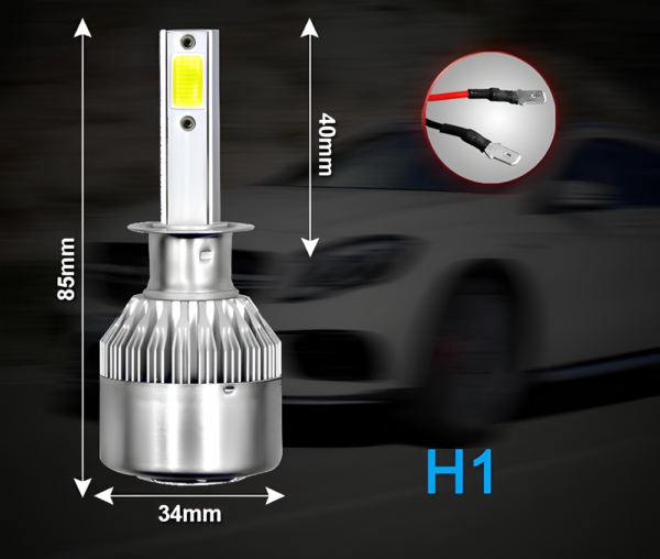 Lâmpadas Super Led C6 Cooler 6000k 7200 Lumens 36w Full Branca - Imagem 5