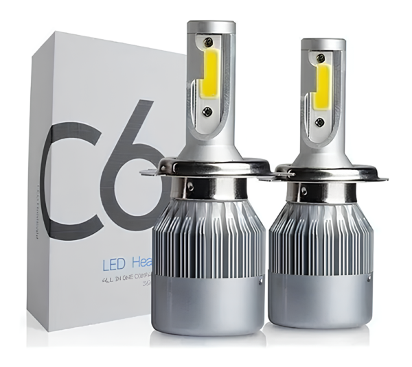 Lâmpadas Super Led C6 Cooler 6000k 7200 Lumens 36w Full Branca