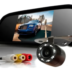 Retrovisor Lcd Com Câmera De Ré Com Infravermelho