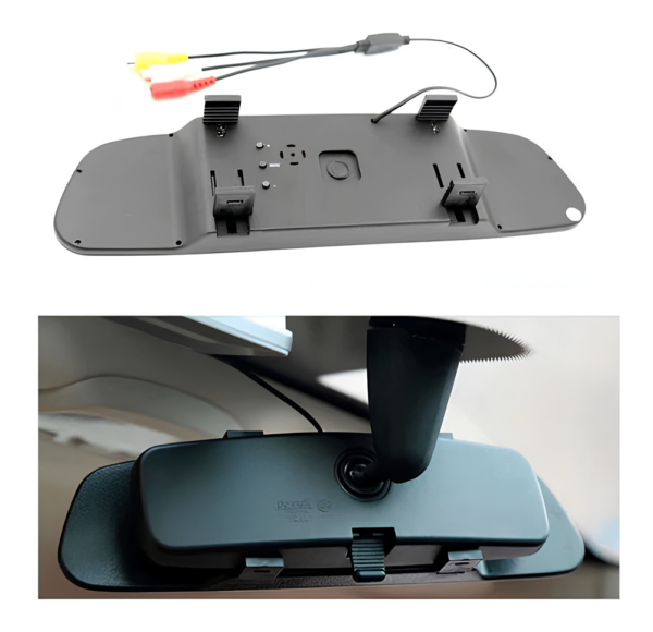 Retrovisor Lcd Com Câmera De Ré Com Infravermelho - Imagem 2