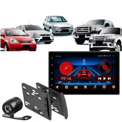 Central Multimídia Android 13 Carplay Android Auto Sem Fio 2gb 64gb Quadcore + Moldura Ford Ranger 95 Á 2012 Camera De Ré