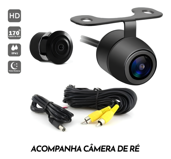 Central Multímidia 9 Polegadas 4gb 64gb Android 13 Octacore Android Auto Carplay Sem Fio Qled + Moldura Volkswagen Nivus Polo Virtus Camera De Ré - Imagem 6
