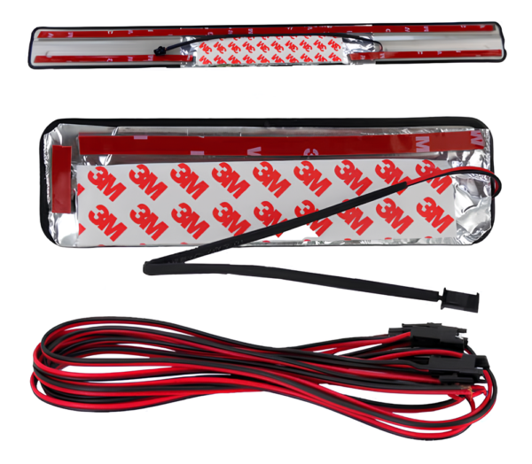 Kit Soleiras Em Led Toyota Yaris 2018 2022 Aço Inox Escovado - Imagem 4
