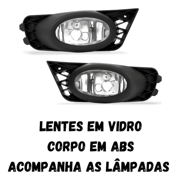 Kit Farol Auxiliar Milha Neblina Civic G8 2009 Á 2011 - Imagem 3