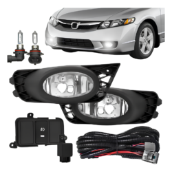 Kit Farol Auxiliar Milha Neblina Civic G8 2009 Á 2011