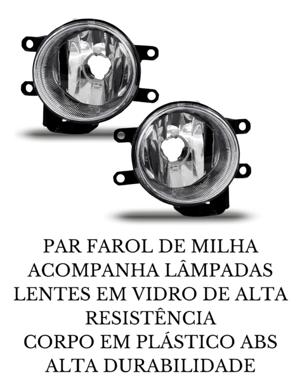 Farol De Milha Neblina Toyota Corolla Yaris Hilux 2015 á 2019 - Imagem 4