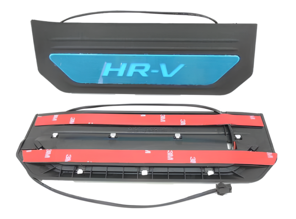 Kit Soleiras Em Led Honda Hrv 2016 2021 Aço Inox Escovado - Imagem 4