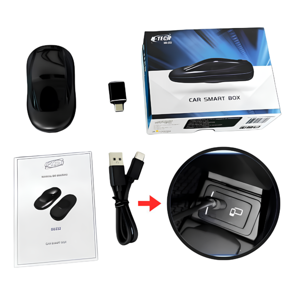 Streaming Box H-tech Automotivo 2gb 32gb Carplay Androidauto - Imagem 4