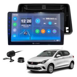 Central Multimidia Mp5 Combat 9pol Fiat Argo Carplay Sem Fio