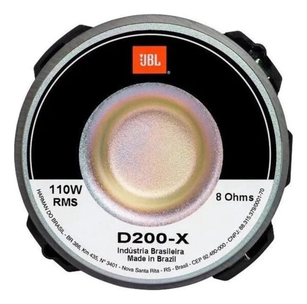 Driver Jbl D200x Fenolico 110w Rms Selenium Original 8 Ohms