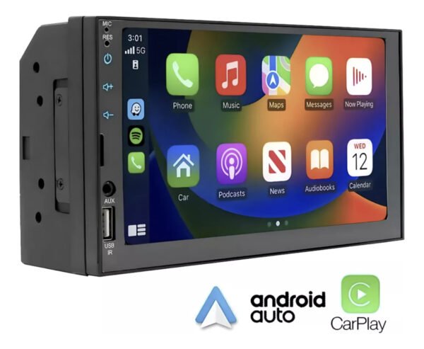 Central MP5 Vision Android Auto e Apple Carplay via fio - Imagem 8