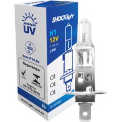 LÂMPADA HALÓGENA STANDART H1 12V 55W P14.5S