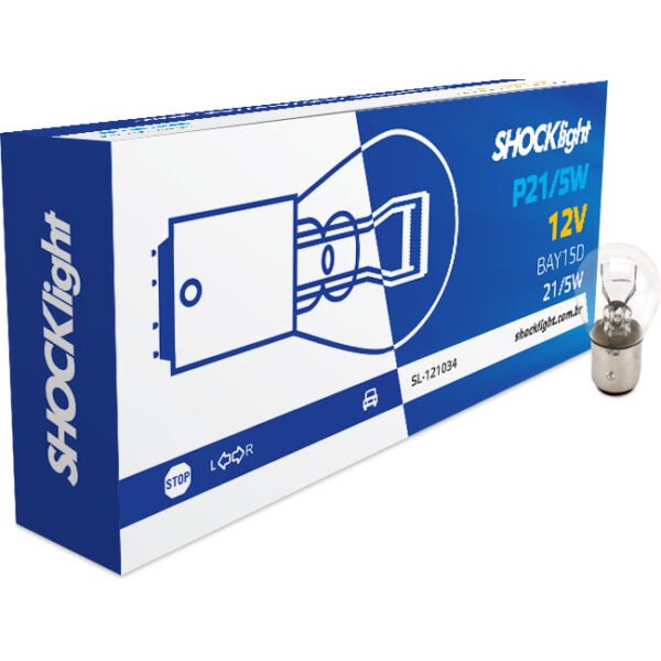 CAIXA COM 10 LÂMPADAS 1034 12V 21/5W BAY15D 02 POLOS