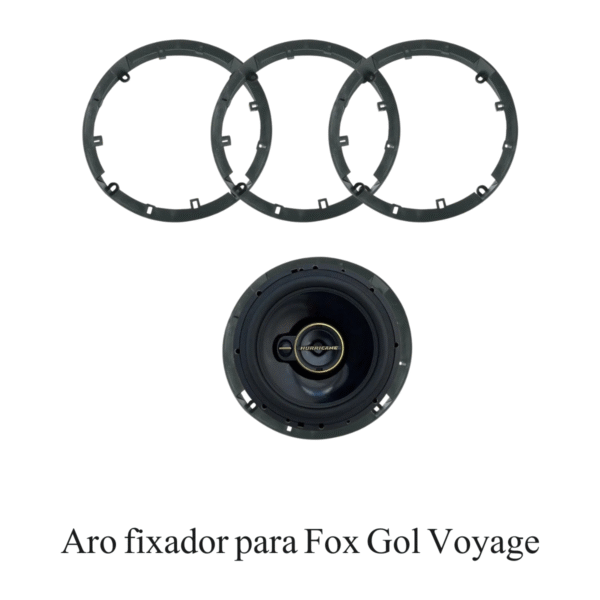 Kit 4 Alto Falantes Fox Gol Voyage Hurricane Aurum 6 polegadas 120w RMS par - Imagem 4