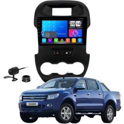 Multimidia 9 Polegadas Android 13 2gb 32gb E-Tech Carplay Ranger Moldura