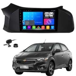 Multimidia 9 Polegadas Android 13 2gb 32gb E-Tech Carplay Gm Onix Moldura