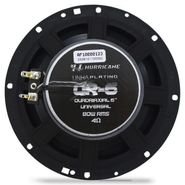 Alto Falante 6 Polegadas Hurricane 160w Rms Qr6 Quadriaxial - Imagem 4