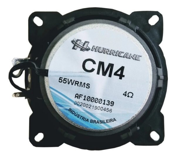 Par Alto Falante Quadriaxial 4 Pol 110w Class Hurricane - Imagem 2