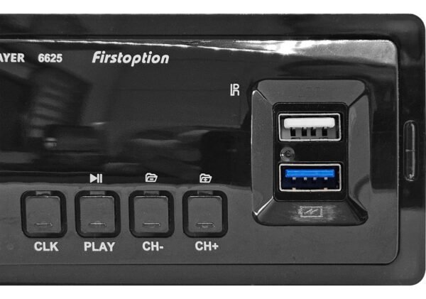Rádio Mp3 Player Bluetooth Usb Universal 1 Din Painel Led - Imagem 4