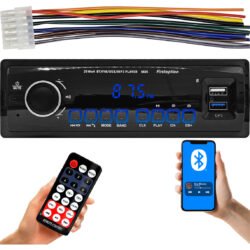 Rádio Mp3 Player Bluetooth Usb Universal 1 Din Painel Led