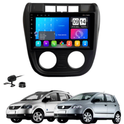 Multimidia 9 Polegadas Android 13 2gb 32gb E-Tech Carplay Fox Spacefox Moldura