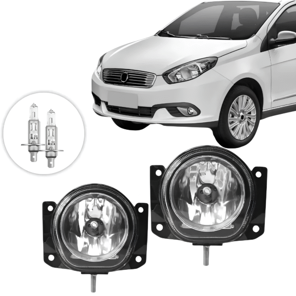 Par Farol De Milha Neblina Grand Siena 2012 2013 2015 2016 2017 2018 2019 - Imagem 2
